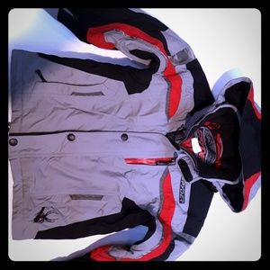 Boys Spyder ski jacket with hood